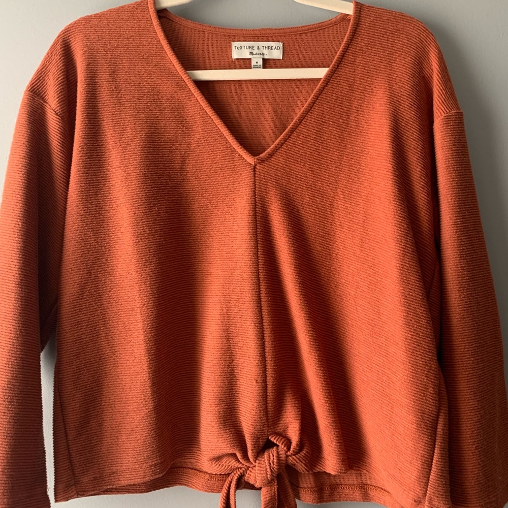 Madewell cropped sweater